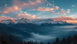 Pitcure of mountain range for InnerPeaceNow.com