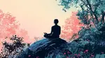 Image of person meditating for InnerPeaceNow.com "Non-Judgement" page.