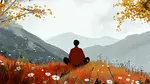 Person meditating in nature for "Nonresistance" page on InnerPeaceNow.com
