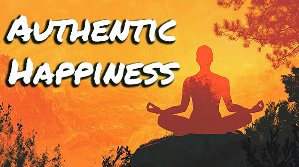 Image of meditating for Authentic Happiness page
