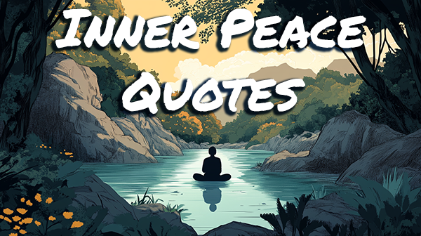 Inner peace quotes image of person sitting, meditating, finding inner peace in nature. Inner peace quotes image of person sitting, meditating, finding inner peace in nature.