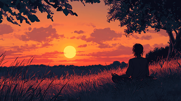 Picture of sunset for "silence between thoughts" page on InnerPeaceNow.com Picture of sunset for "silence between thoughts" page on InnerPeaceNow.com